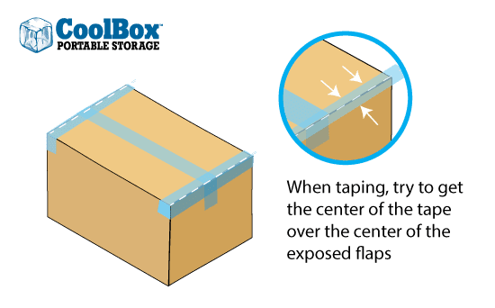 Cool Box Portable Storage shows you how to tape a moving box for secure storage