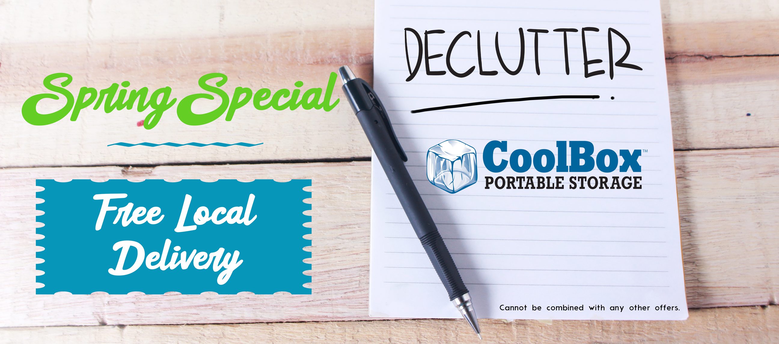 Spring Special - Free Local Delivery