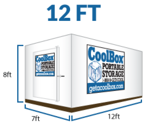 12 FT Cool Box Portable Storage Container