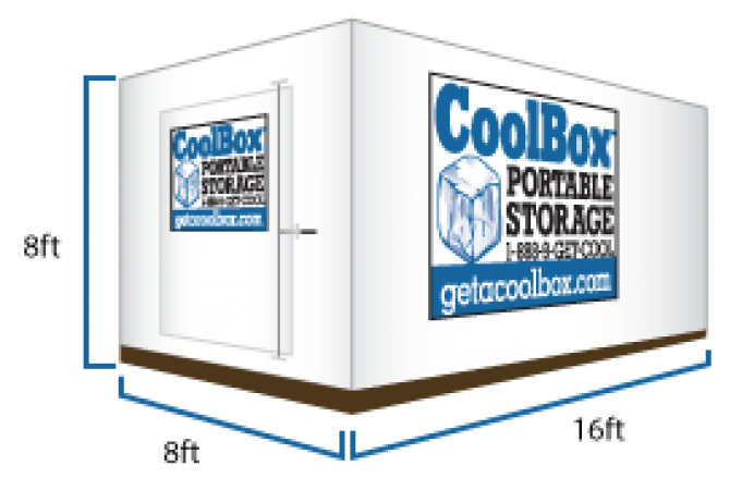 16 FT Portable Storage Container Unit